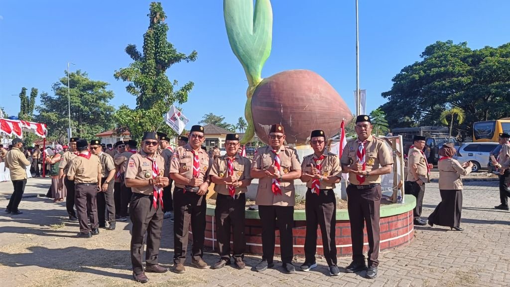 Kakan Kemenag Bone Hadiri Pembukaan Kemah Pramuka Madrasah Sulsel Di Gowa