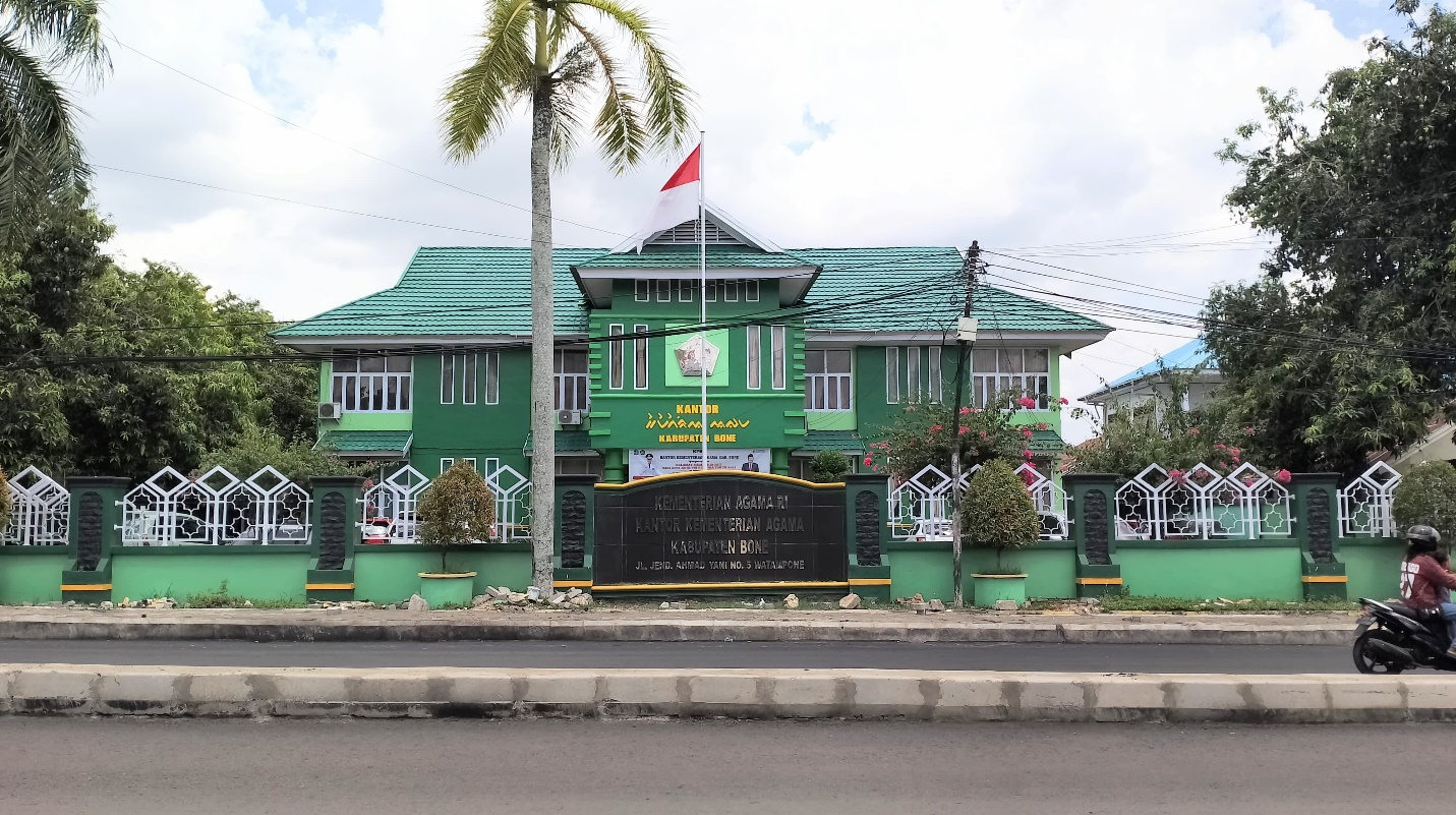 SEJARAH SINGKAT KANTOR KEMENTERIAN AGAMA KABUPATEN BONE