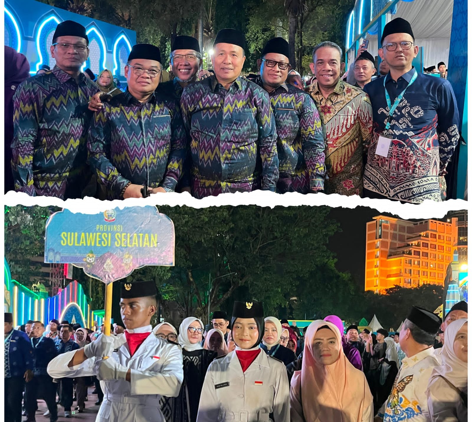 Kakan Kemenag Bone Hadiri Malam Opening MTQ Nasional Semarang