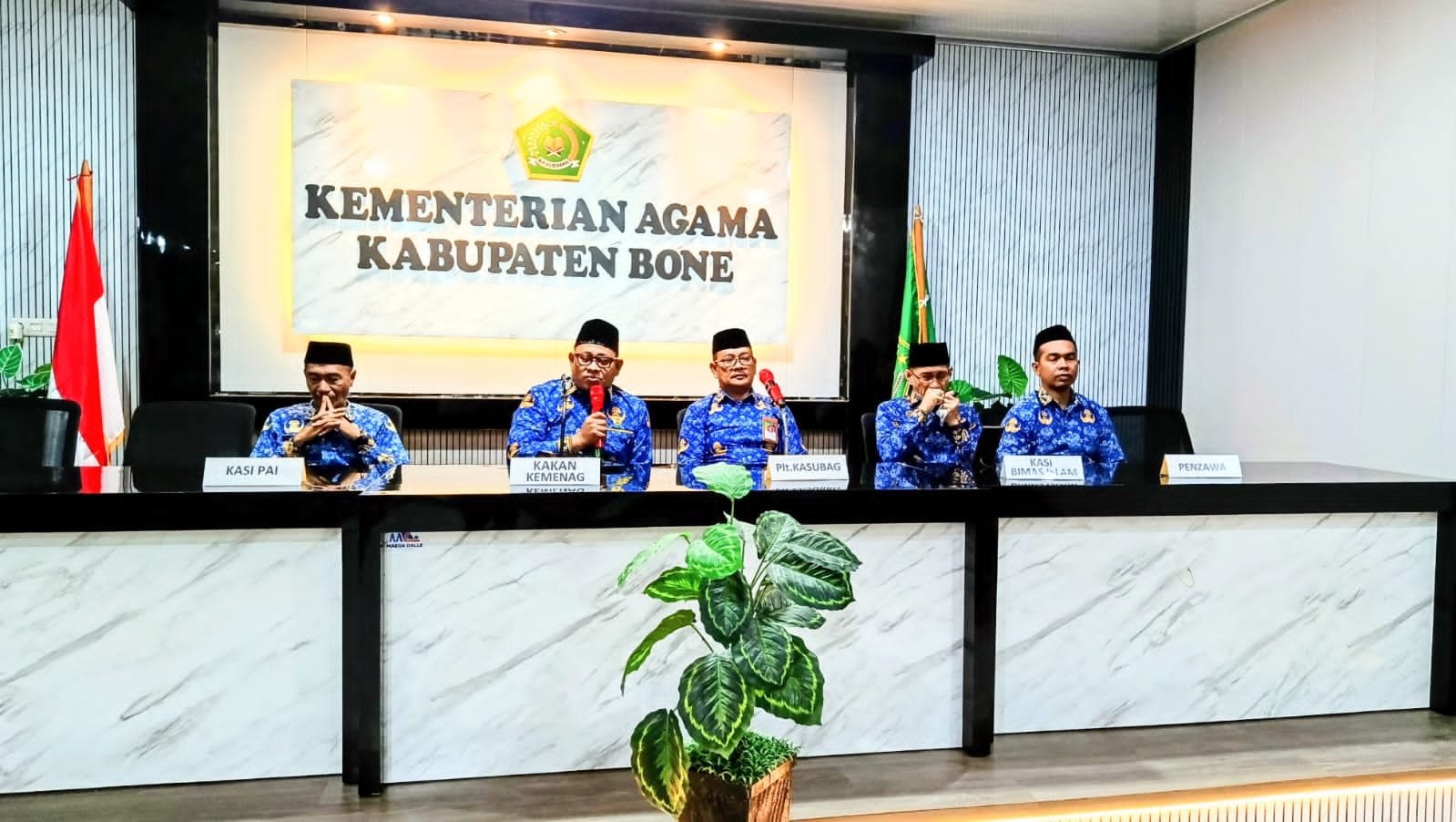 Kemenag Bone Gelar Rakor Bahas Program, Tanah Wakaf, BMN dan Ekoteolog